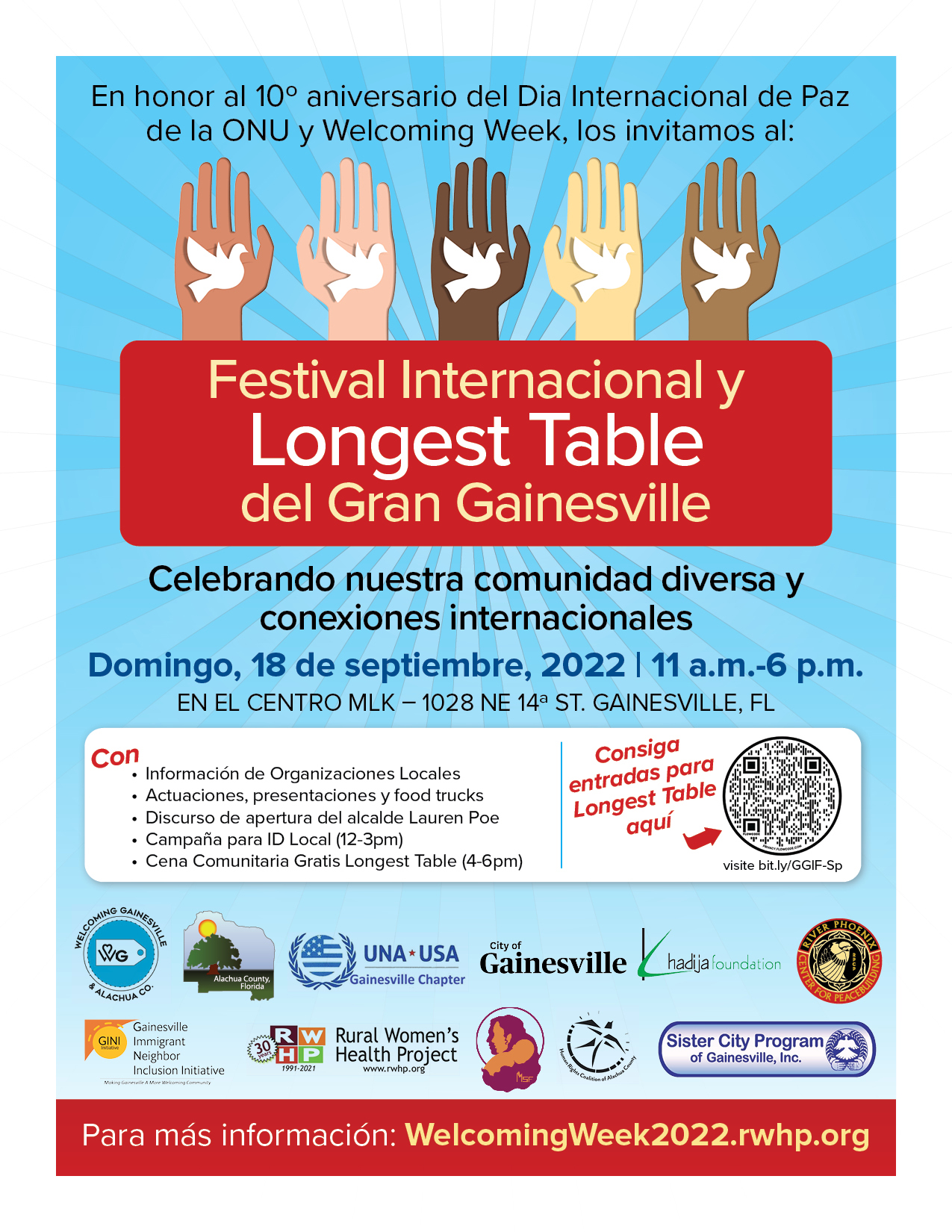 Folleto informativo del festival
